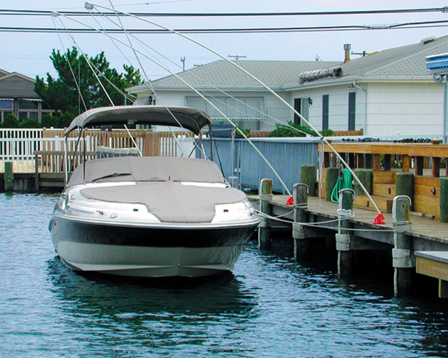 MONARCH MOORING WHIPS- ADJ BASE FOR BOATS UP TO 23′